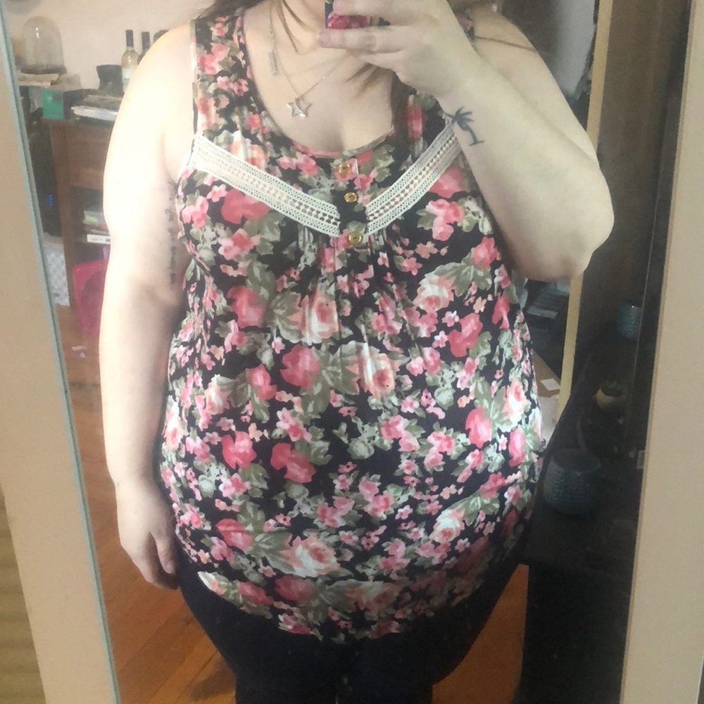 Floral tank top